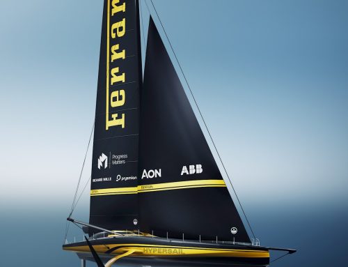 ABB UNE FUERZAS CON FERRARI HYPERSAIL